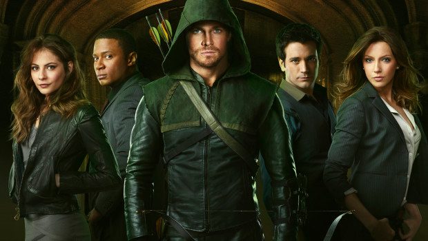 Cast Members And Writers From 'Arrow' Reunite On The Strike Picket Line