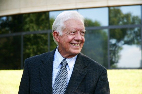 October 2005. Former U.S. President Jimmy Carter.