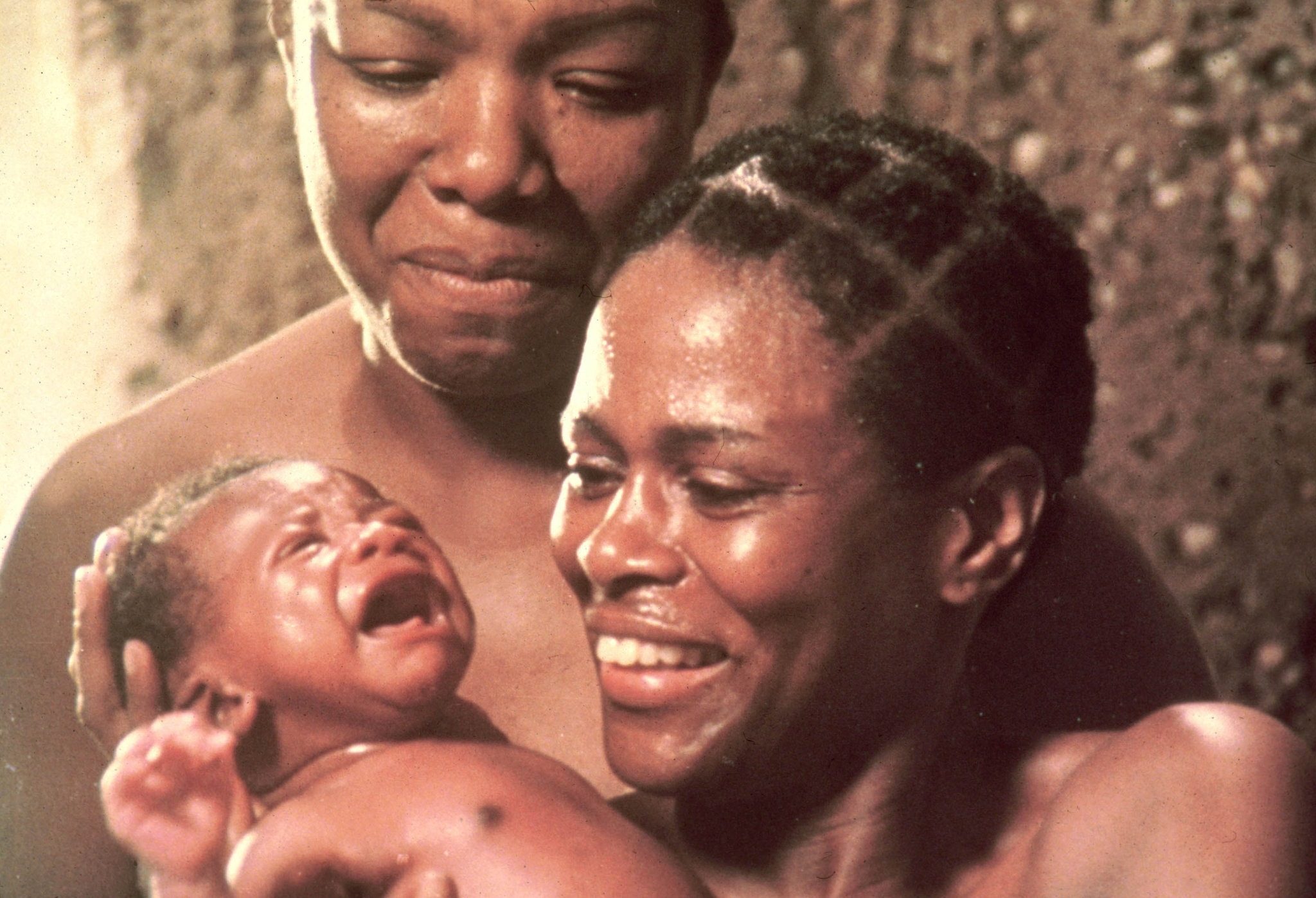 Maya Angelou and Ms. Tyson in the 1977 mini-series “Roots.”