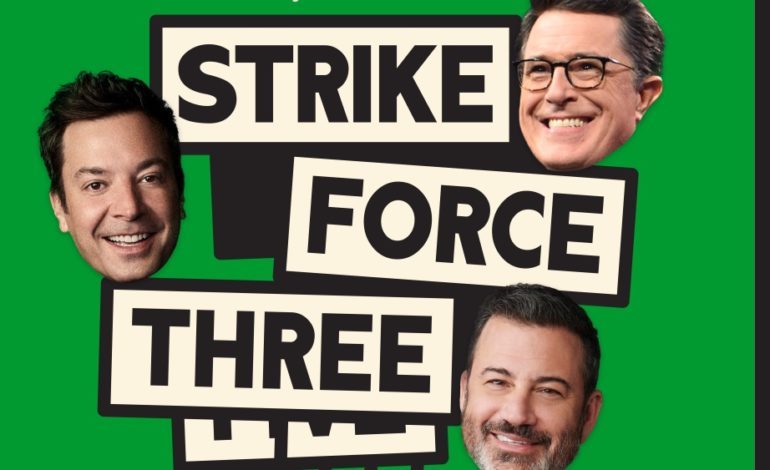 Jimmy Fallon, Jimmy Kimmel & Stephen Colbert Band Together for Live Las Vegas Show; Proceeds Go To Staff Out of Work Due to Dual Strikes