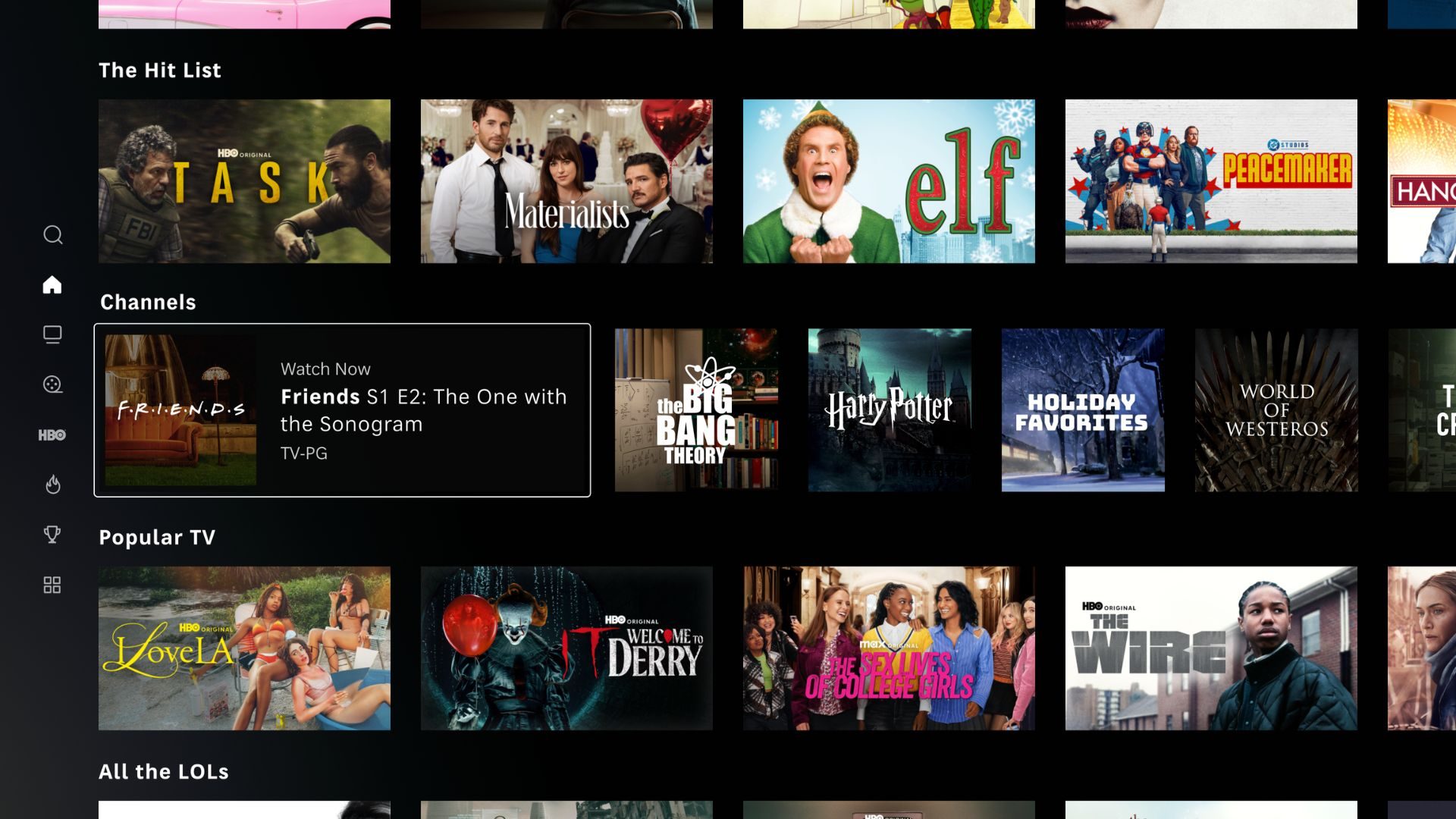 HBO Max Launches Channels Dedicated To Genre And Fan-Favorite Content In U.S.