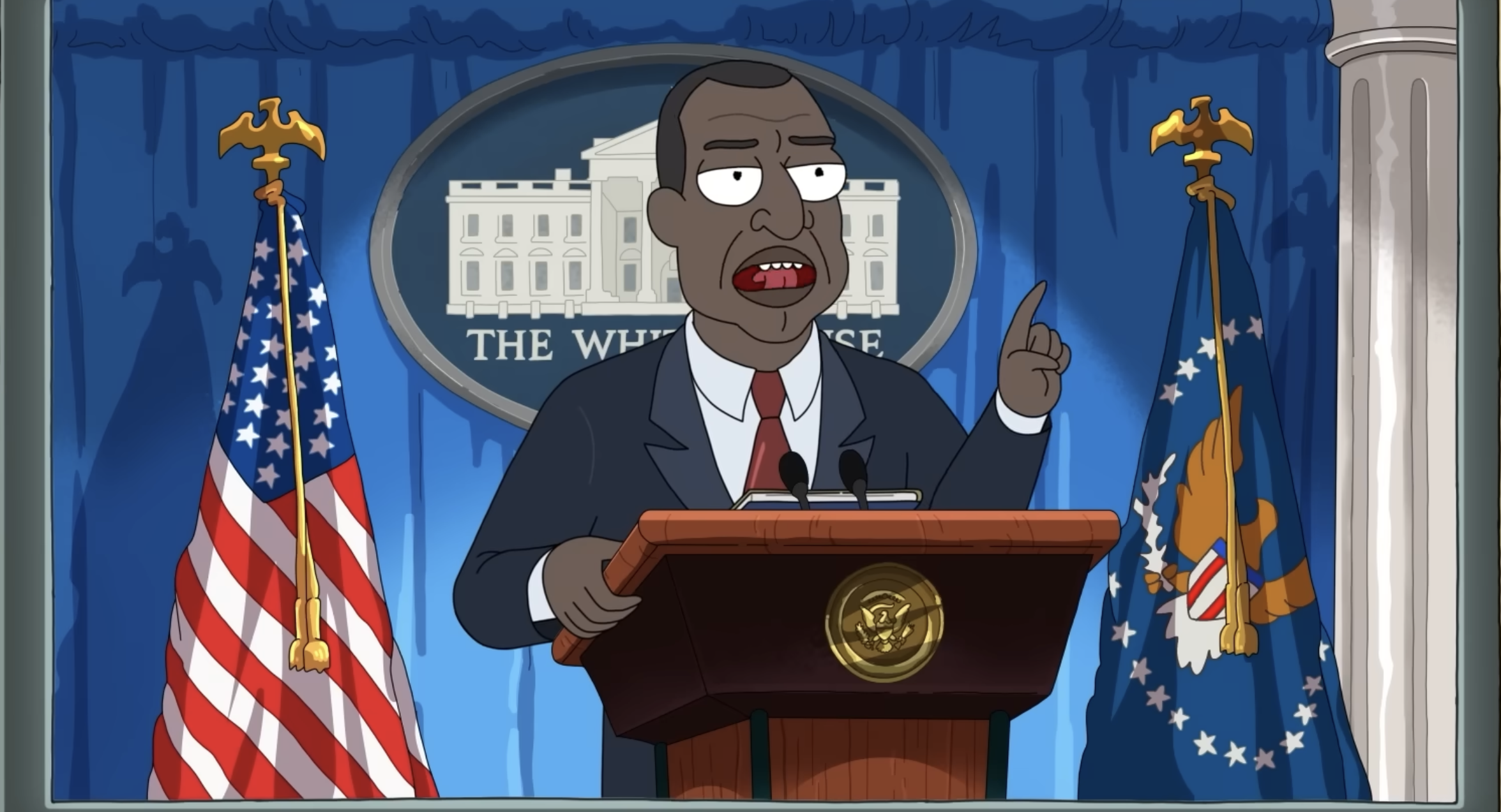 The Haunted Oval Office: 'Rick And Morty' Spinoff Trailer Reveals President Curtis Wrangling Monsters