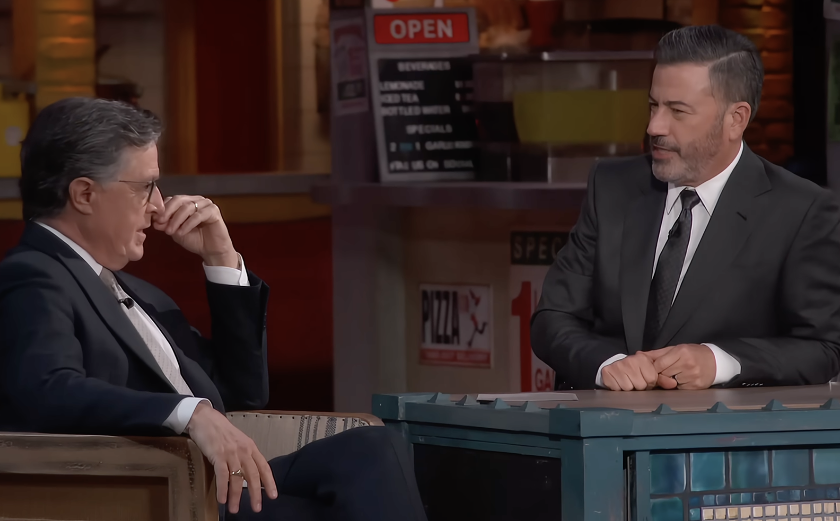 Stephen Colbert Endorses Jimmy Kimmel In Emmy Race
