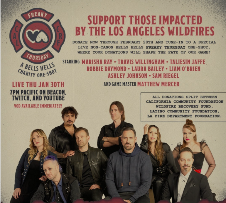 ‘Critical Role’ Cast Plans Support For L.A. Wildfire Relief With Live Thursday Show